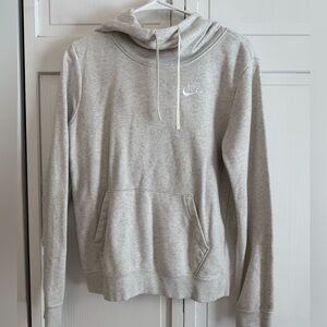 Nike Women's Light Gray Pullover Hoodie